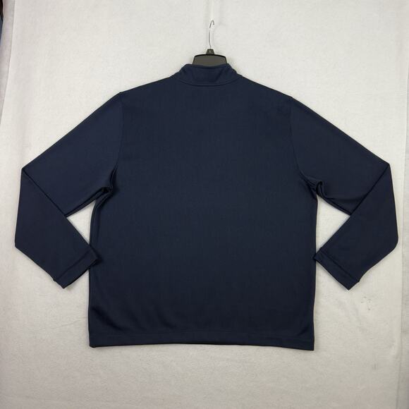 Rhone Mens Commuter 1/4 Zip Pullover Sweater XXL Navy Blue Performance NWT $128 - Picture 7 of 13